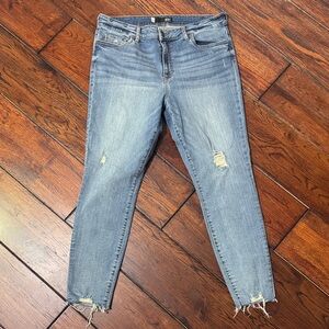 Kut from the Kloth Women's Connie High Rise Ankle Skinny Jeans - 14